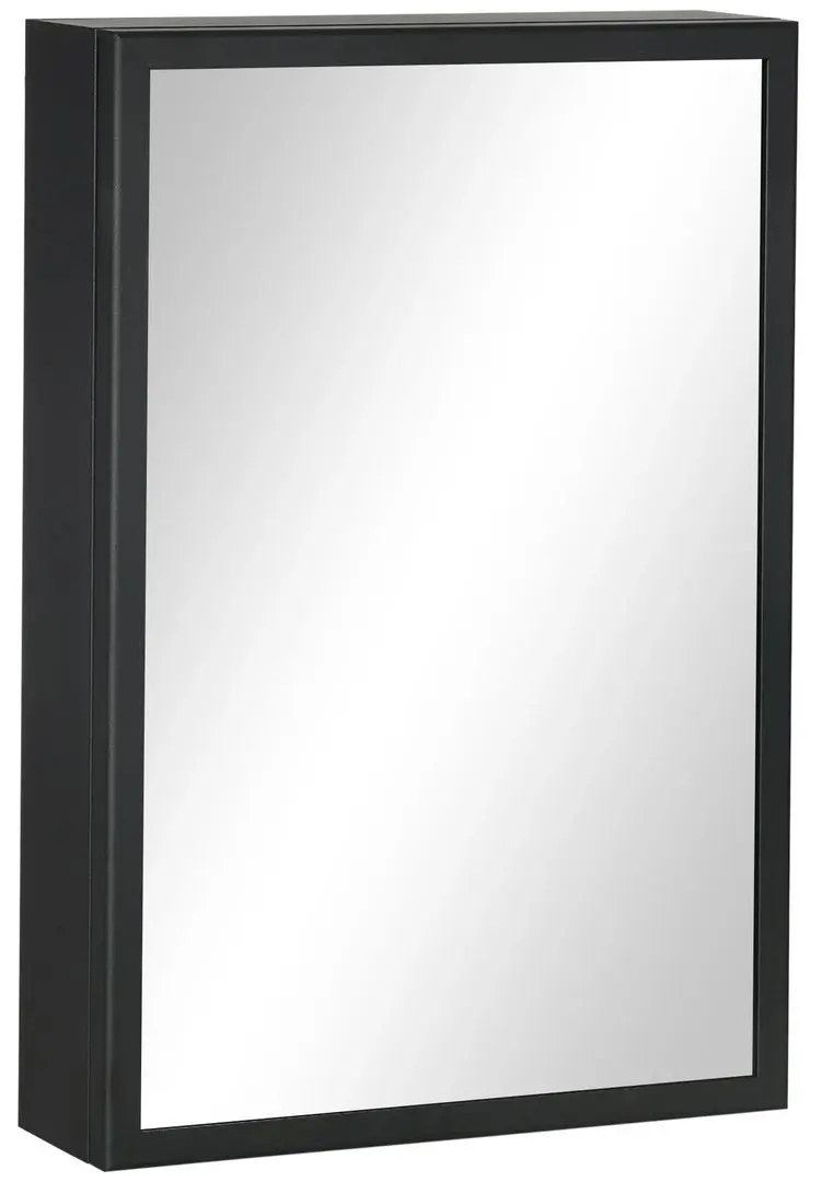 Шкаф с зеркалом Kleankin 834-532V00BK (Black) - 2