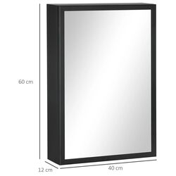 Шкаф с зеркалом Kleankin 834-532V00BK (Black) Thumb