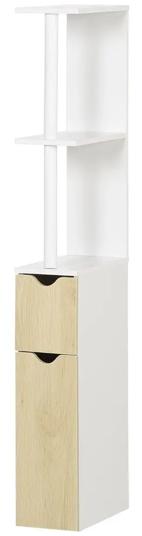 Dulap Kleankin 834-456ND (White/Natural Wood)