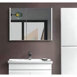 Шкаф с зеркалом Martat Venna 80 (White)