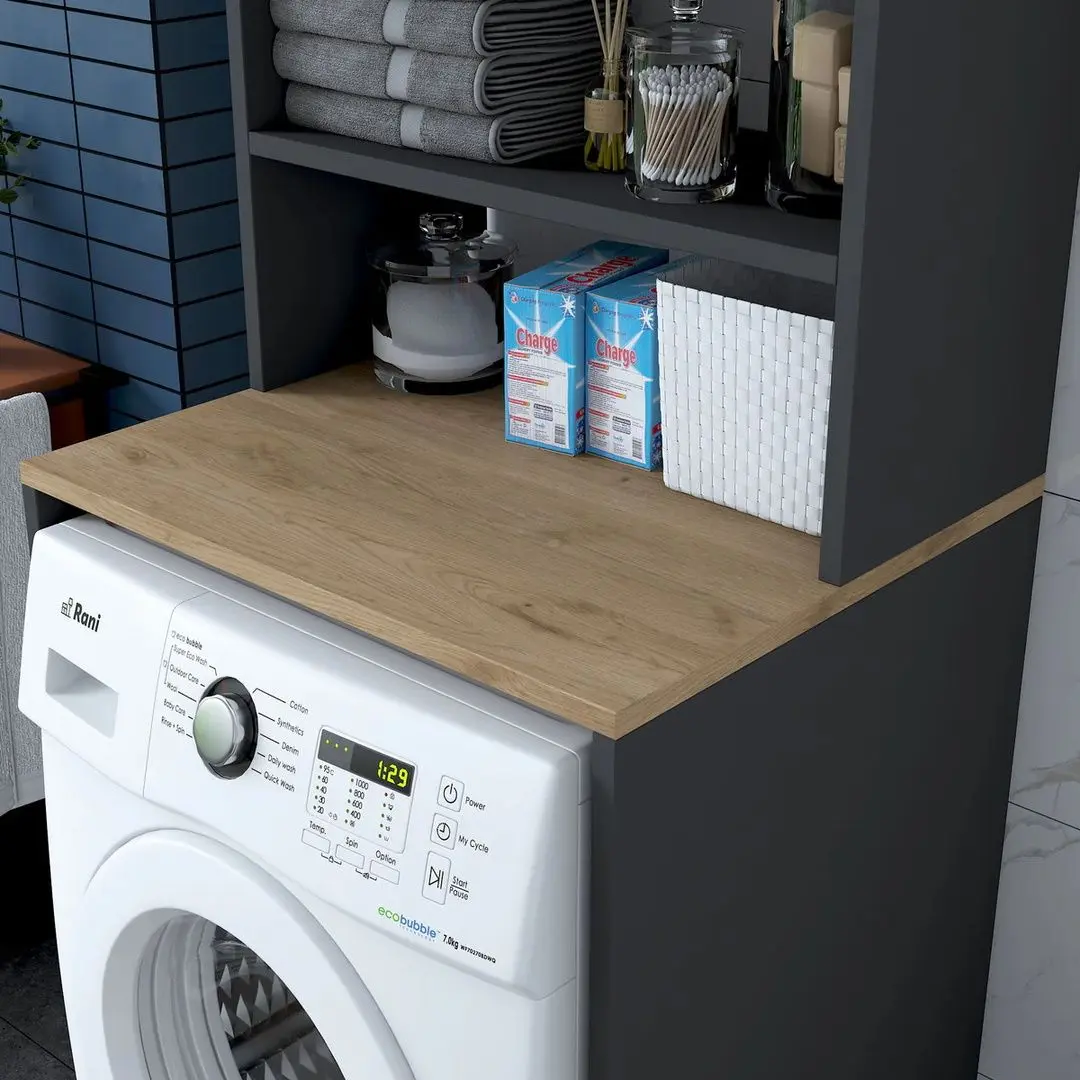 Dulap Mirage Meble KD101 (Anthracite/Walnut)