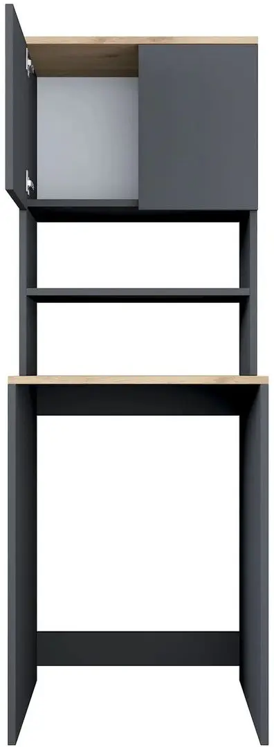 Dulap Mirage Meble KD101 (Anthracite/Walnut)