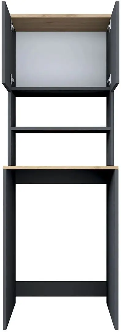 Dulap Mirage Meble KD101 (Anthracite/Walnut)