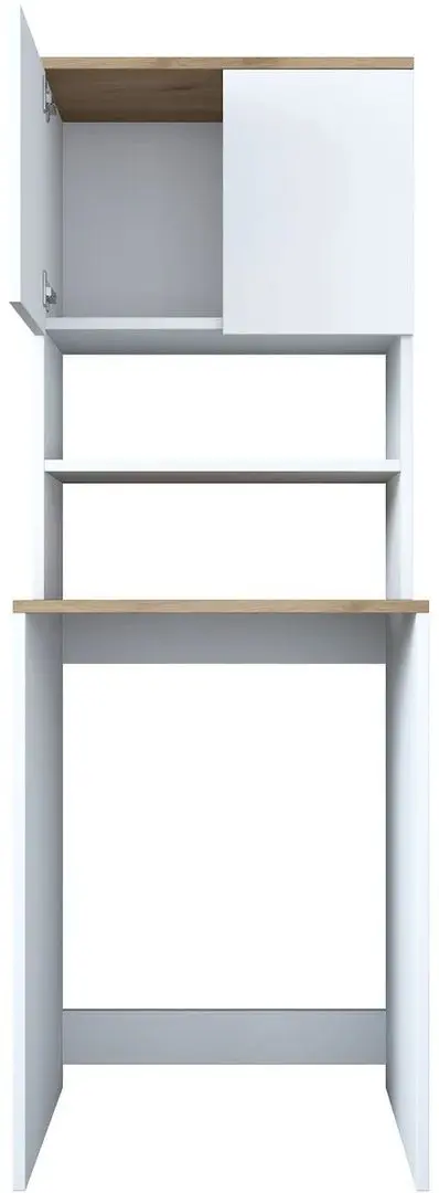 Шкаф Mirage Meble KD101 (White/Walnut)