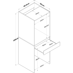 Шкаф Mirage Meble KD113 (White) Thumb