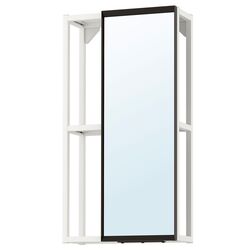 Стеллаж с зеркалом Ikea Enhet 40x17x75 (Белый) Thumb