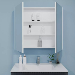 Dulap cu oglinda Bayro Optima 800x700 (White) Thumb