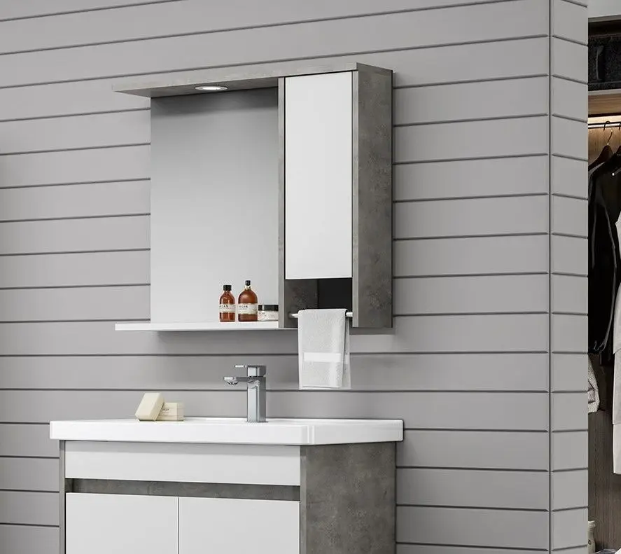 Dulap cu oglinda Orka Aydos 100 (Silver)