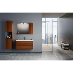 Dulap cu oglinda Orka Duden 100 (Odeon Red Walnut) Thumb