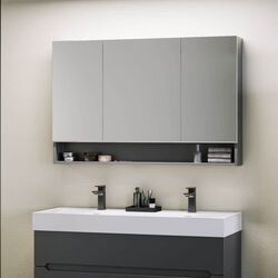 Dulap cu oglinda Orka Malta 120 (Matt Anthracite)