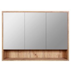 Dulap cu oglinda Sanelit 102 Taho LED 1000 (Wood)