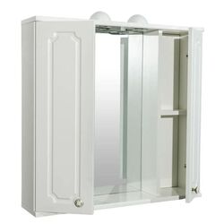 Шкаф с зеркалом Sanitop Rustik Antik 2D (White) Thumb