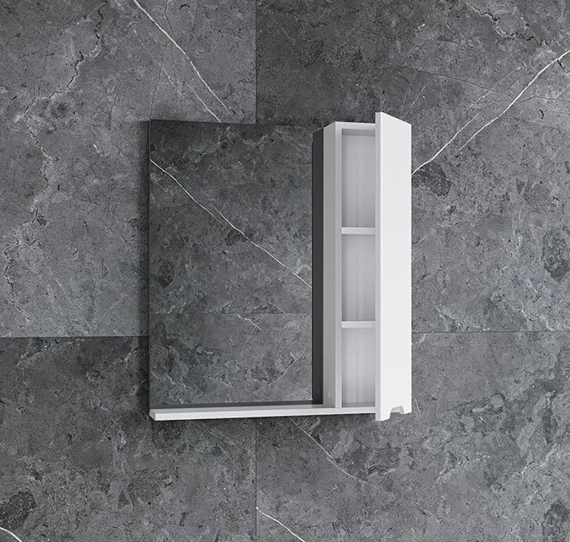 Dulap cu oglinda Supraten Dijon 60 Right (White)