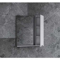 Dulap cu oglinda Supraten Dijon 75 Right (Grey) Thumb