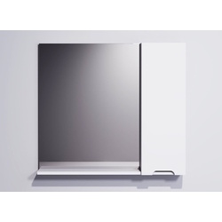 Шкаф с зеркалом Supraten Dijon 75 Right (White) Thumb