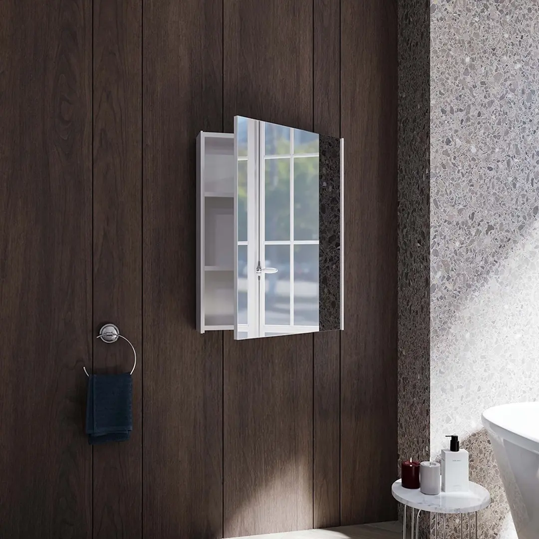 Dulap cu oglinda Supraten Marseille 60 (White)