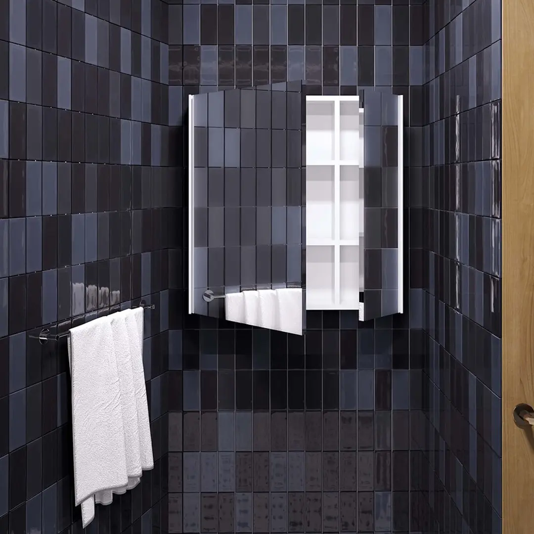 Шкаф с зеркалом Supraten Marseille 80 (White)