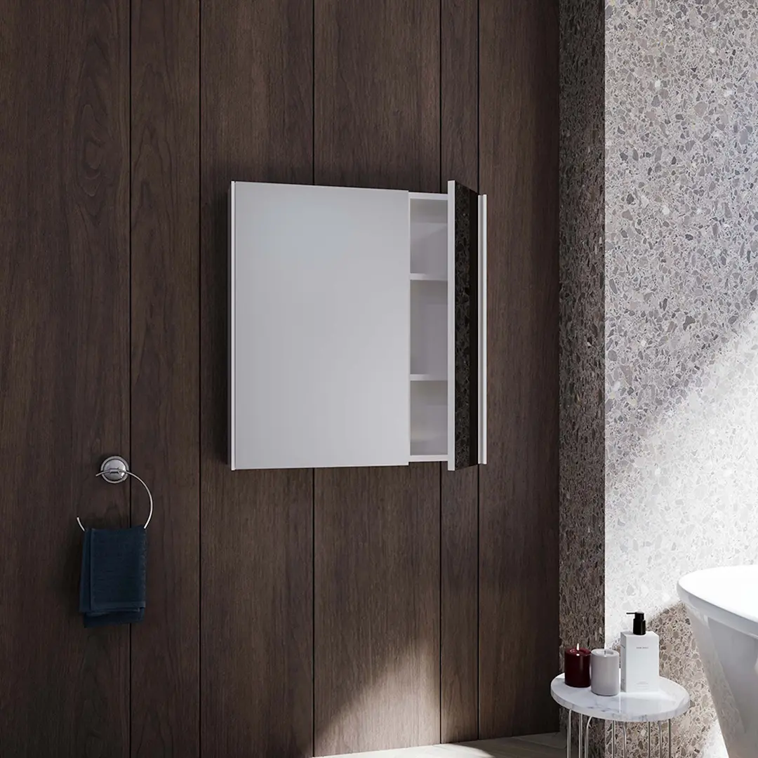 Шкаф с зеркалом Supraten Marseille 80 (White)