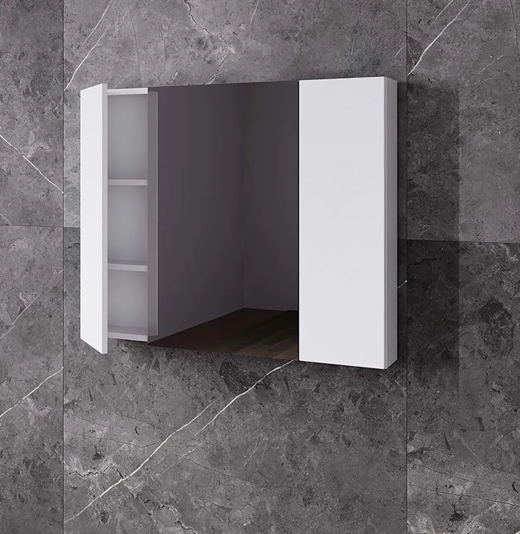 Dulap cu oglinda Supraten Nantes 120 (White)