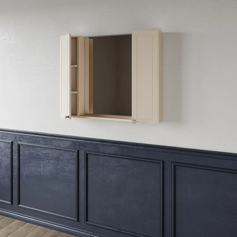 Dulap cu oglinda Supraten Tuluza 100 (Beige)