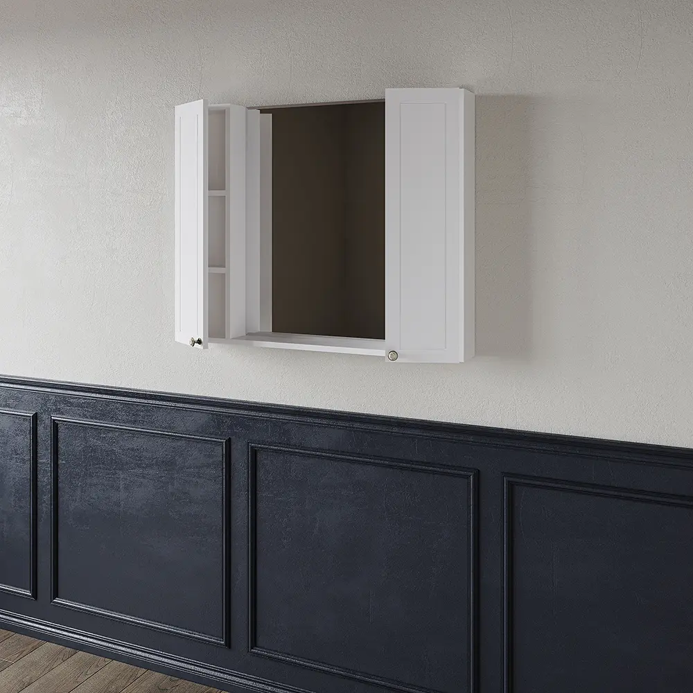 Dulap cu oglinda Supraten Tuluza 100 (White)