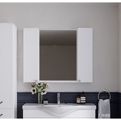 Dulap cu oglinda Supraten Tuluza 100 (White)