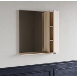 Dulap cu oglinda Supraten Tuluza 65 Right (Beige)