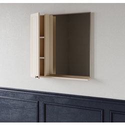 Dulap cu oglinda Supraten Tuluza 80 Left (Beige)