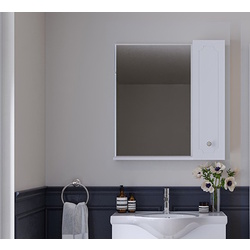 Dulap cu oglinda Supraten Valua 75 Right (White)