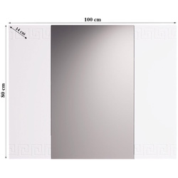 Dulap cu oglinda Supraten Versailles 100 (White) Thumb