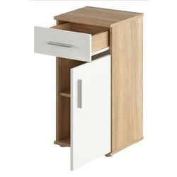 Dulap Tempo Kondela Lessy New 03 (Sonoma Oak/White Matt) Thumb