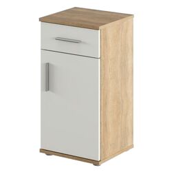 Dulap Tempo Kondela Lessy New 03 (Sonoma Oak/White Matt)