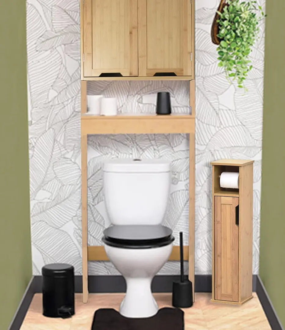 Dulap pentru hartie igienica Tendance 9912195 (Bamboo)