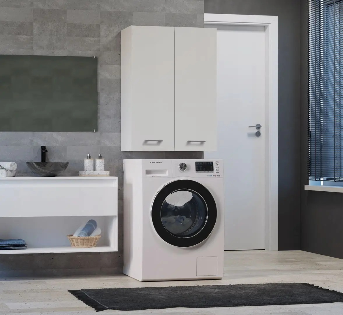 Шкаф навесной TopEshop Pola Mini DD (White)