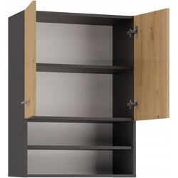 Dulap suspendat TopEshop Pola Mini DK (Anthracite/Artisan Oak) Thumb