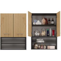 Dulap suspendat TopEshop Pola Mini DK (Anthracite/Artisan Oak) Thumb