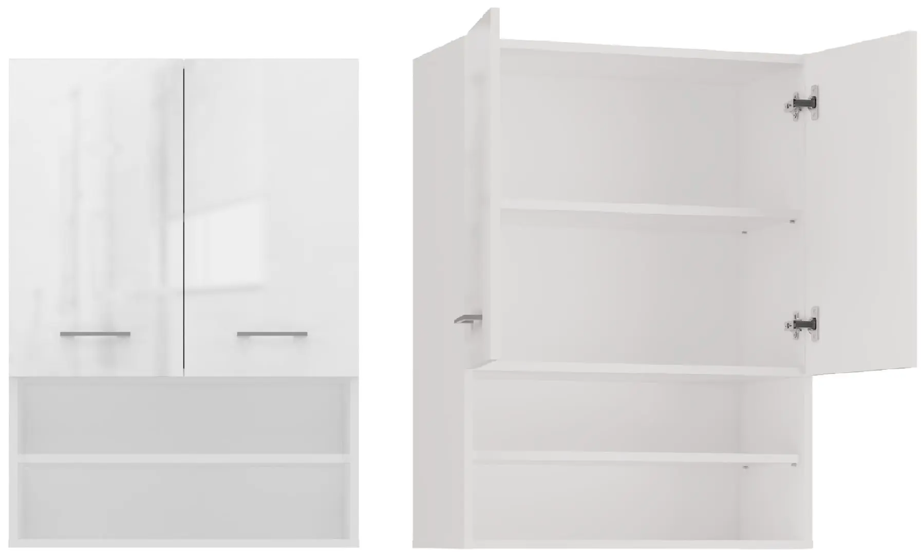 Шкаф навесной TopEshop Pola Mini DK (White Gloss)