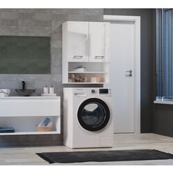 Шкаф навесной TopEshop Pola Mini DK (White Gloss)