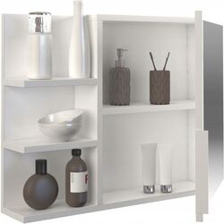 Шкаф с зеркалом TopEshop Lumo Left (White) Thumb