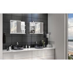 Dulap cu oglinda TopEshop Lumo Right (White) Thumb