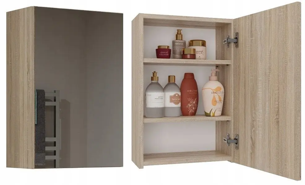 Шкаф с зеркалом TopEshop Pola 1D (Sonoma Oak)