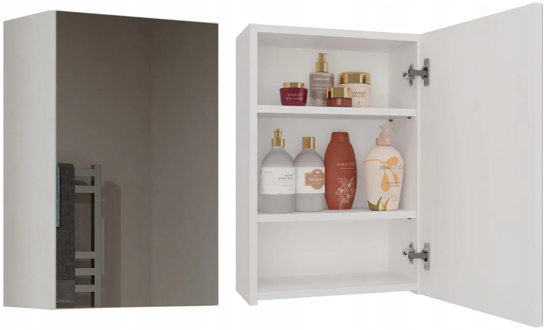 Шкаф с зеркалом TopEshop Pola 1D (White)