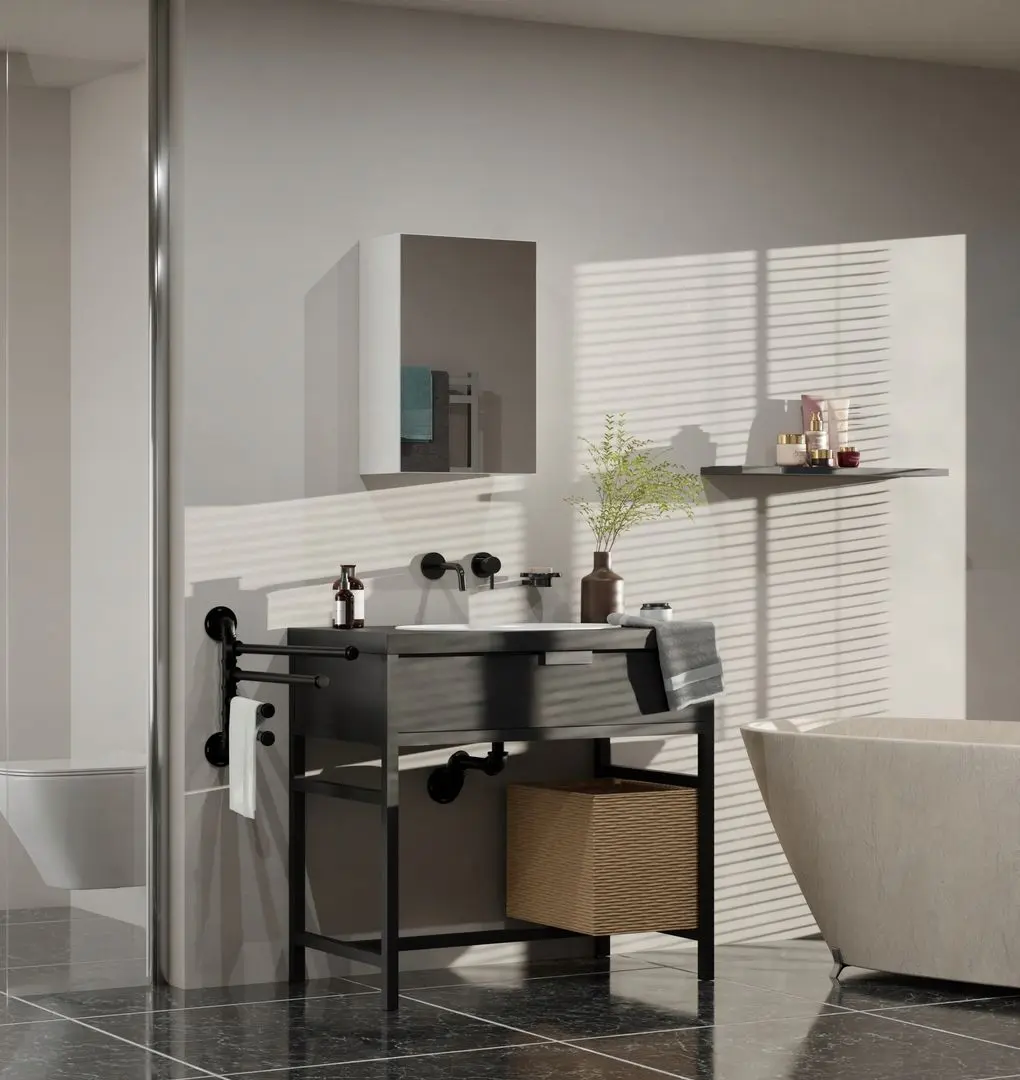 Шкаф с зеркалом TopEshop Pola 1D (White)