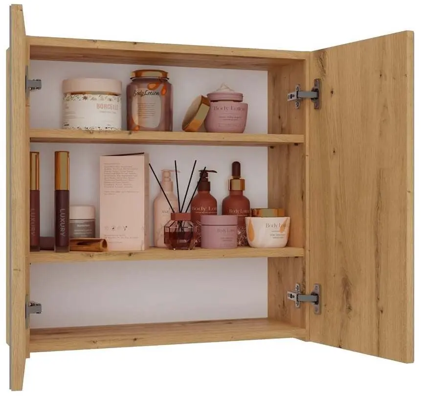 Dulap cu oglinda TopEshop Pola 2D (Artisan Oak)