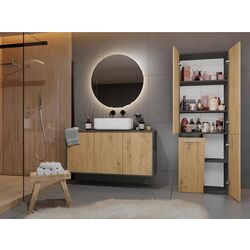 Dulap TopEshop Nel DD 1K (Anthracite/Artisan Oak) Thumb