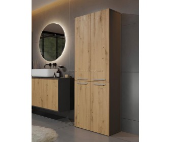 Dulap TopEshop Nel DD 1K (Anthracite/Artisan Oak)