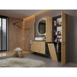 Dulap TopEshop Nel DD 1K (Anthracite/Artisan Oak) Thumb