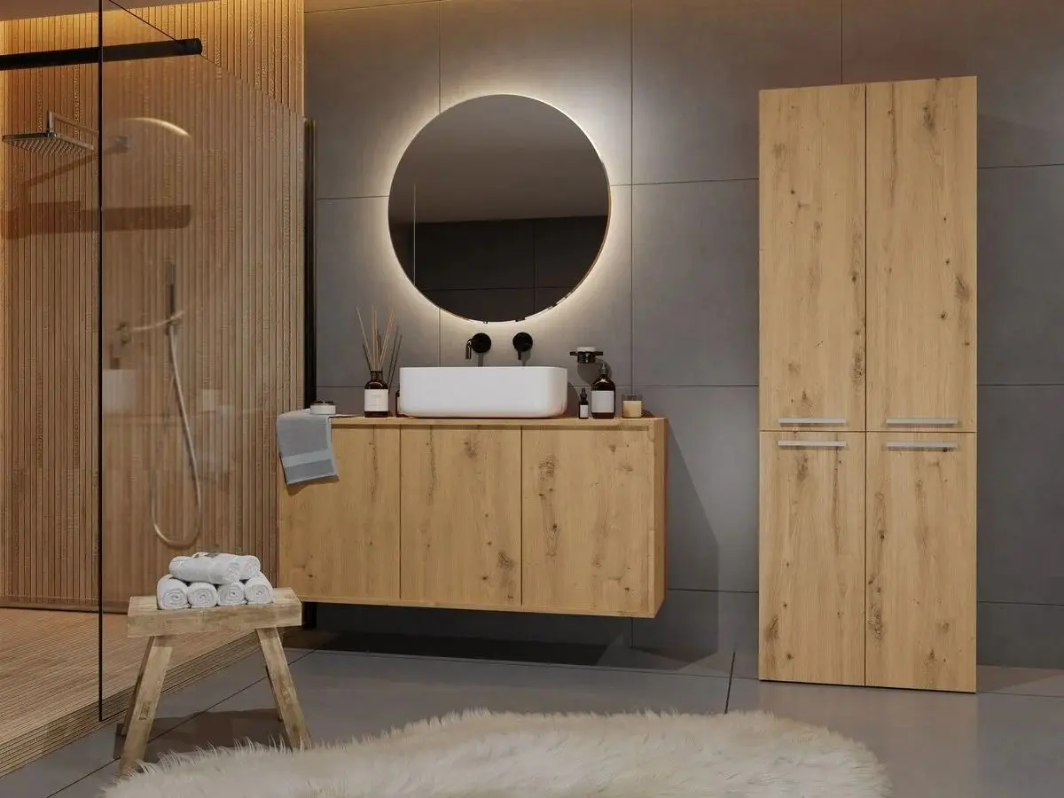 Шкаф TopEshop Nel DD 1K (Artisan Oak)