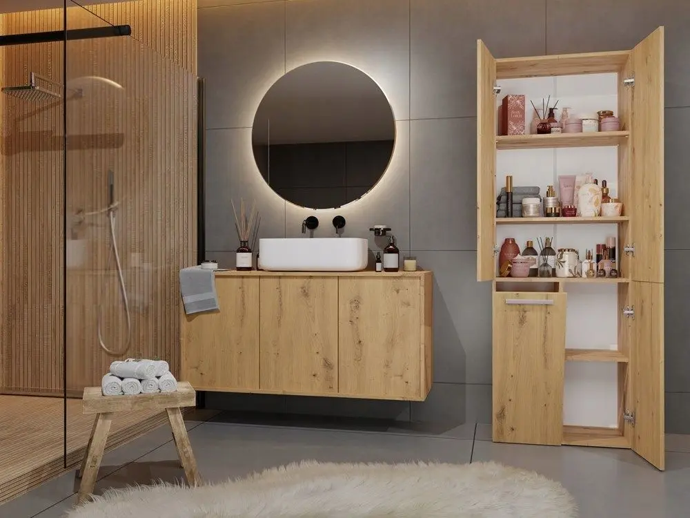 Шкаф TopEshop Nel DD 1K (Artisan Oak)