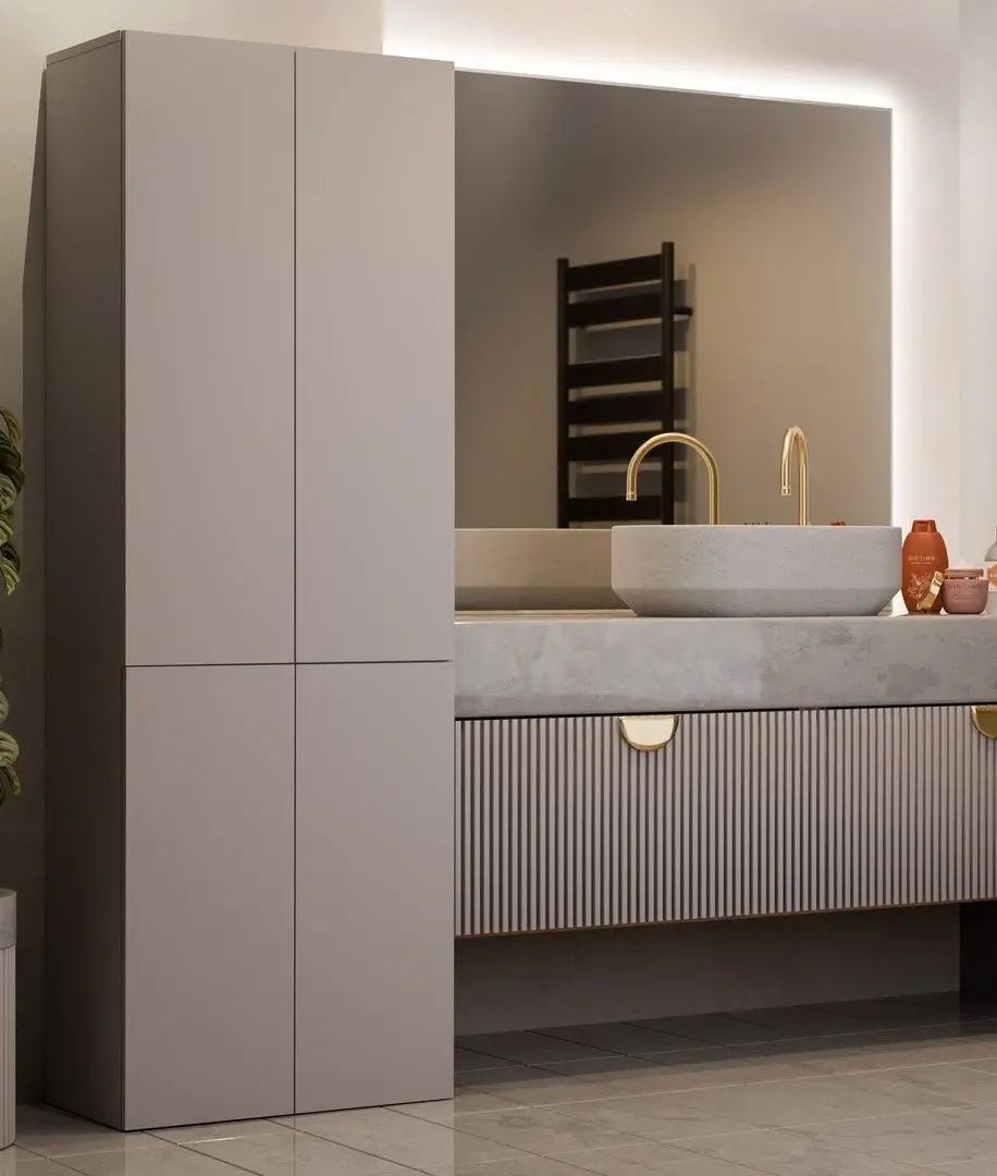 Шкаф TopEshop Nel DD 1K (Clay)